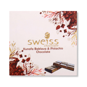 Sweiss Kunafa Baklava and Pistachio chocolate 100g